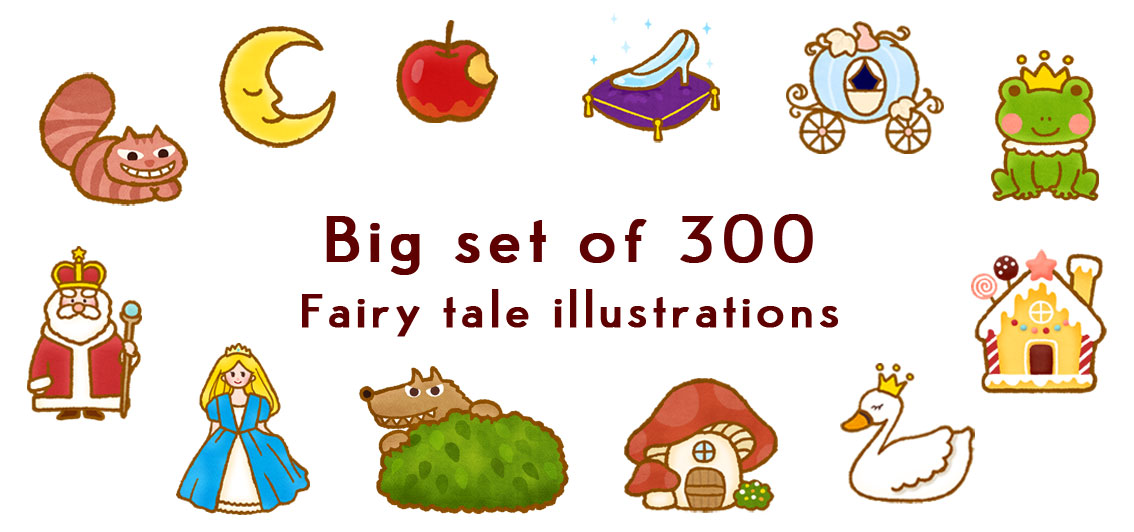 Big Set Of 210 Fairy Tale Illustrations 1 54 Rika Museum