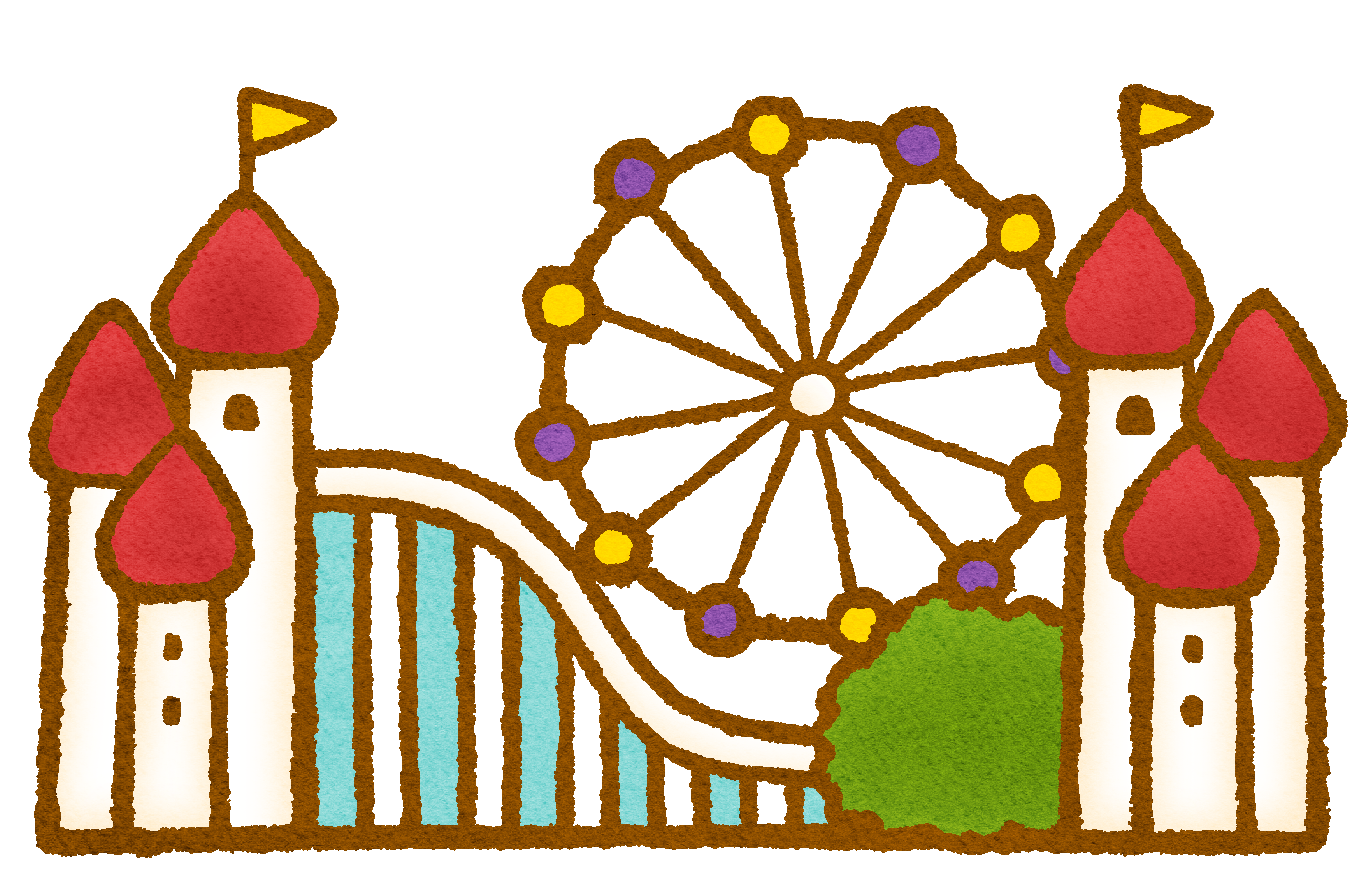Free Amusement Park Illustrations Rika Museum