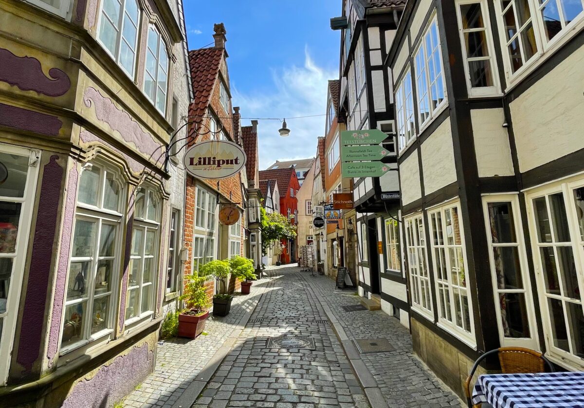 【Schnoor シュノーア地区】可愛らしい家々が並ぶ道 – ドイツ・ブレーメン