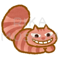 Cheshire cat 不思議の国のアリスのチェシャ猫のイラスト