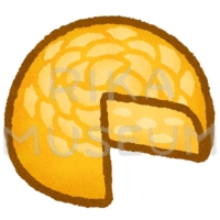 Apple cake 美味しそうなリンゴのケーキのイラスト