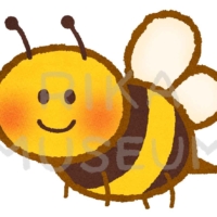 可愛いミツバチのイラスト