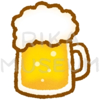 Beer シンプルなビールのイラスト