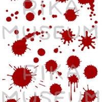 血痕のイラスト