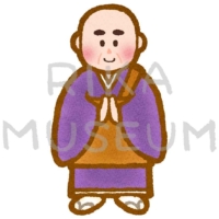 僧侶のイラスト