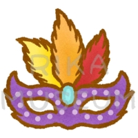 カーニバルマスクのイラスト
