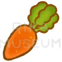 可愛い人参のイラスト