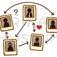 人物相関図のイラスト