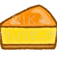 美味しそうなチーズケーキのイラスト