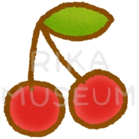 可愛いチェリーのイラスト