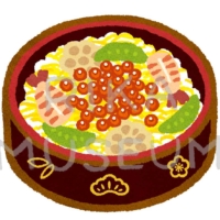 ちらし寿司のイラスト