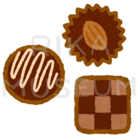 チョコレートアソートのイラスト
