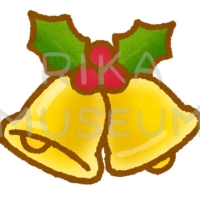 クリスマスの可愛いベルのイラスト