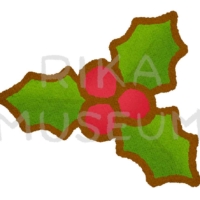 クリスマスの柊のイラスト