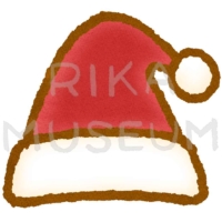 サンタクロースの帽子のイラスト