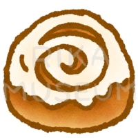 シナモンロールのイラスト