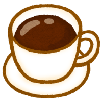 美味しそうなコーヒーのイラスト
