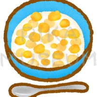 コーンフレークのイラスト