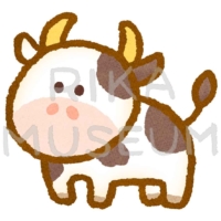 可愛い牛のイラスト