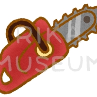 チェーンソーのイラスト