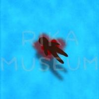 プールに浮かぶ人のイラスト