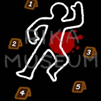 The background is transparent 犯罪現場のイラスト