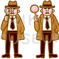 刑事のイラスト