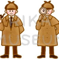 シャーロック・ホームズ、名探偵のイラスト