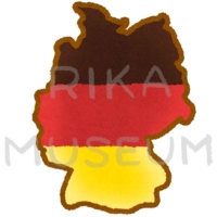 Germany ドイツの地形のイラスト
