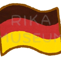 The German Flag ドイツの国旗のイラスト