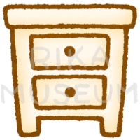 シンプルなタンスのイラスト