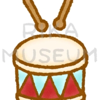 可愛い太鼓のイラスト