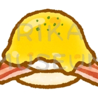 エッグベネディクトのイラスト
