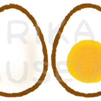 ゆで卵のイラスト