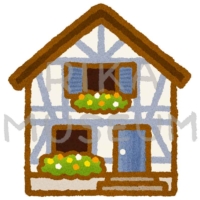 Half-timbered house 木組み