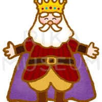 笑顔の王様のイラスト