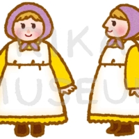 おとぎ話に出てくるお母さんのイラスト