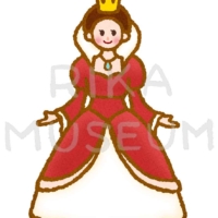 美しい女王のイラスト