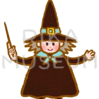 おとぎ話の魔法使いのイラスト