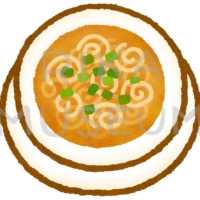 Pancake soup ドイツで食されているパンケーキスープであるフレーデルズッペのイラスト