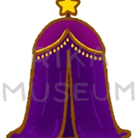 占い館のテントのイラスト