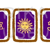 占いのカードのイラスト