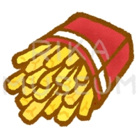 フレンチフライのイラスト