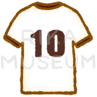 Soccer uniform サッカーのユニフォームのイラスト