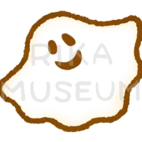 ハロウィンの可愛いおばけのイラスト