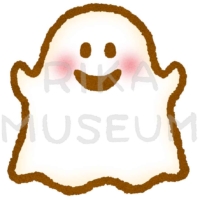 ハロウィンの可愛いおばけのイラスト