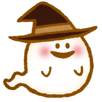 ハロウィーンのおばけのイラスト