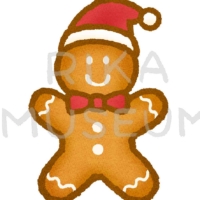 可愛いジンジャーマンクッキーのイラスト