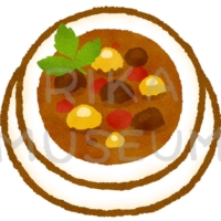 Goulash soup ドイツのシチュー料理であるグラーシュのイラスト