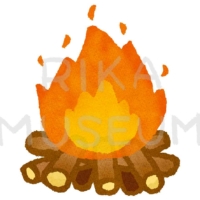 Bonfire 焚き火のイラスト